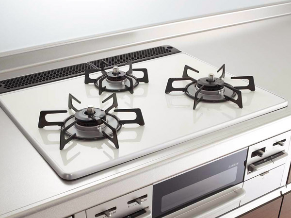 Kitchen.  [Stove burner] It is the stove to get on forgetting to turn off fire features and deep-fried food temperature control function with cuisine. (Same specifications)