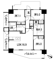 Floor: 4LDK, occupied area: 83.41 sq m, Price: 20,900,000 yen ~ 22,700,000 yen