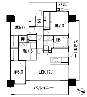 Floor: 4LDK, occupied area: 88.29 sq m, price: 23 million yen