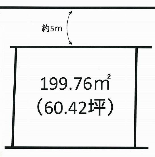 Compartment figure. Land price 7.95 million yen, Land area 199.76 sq m