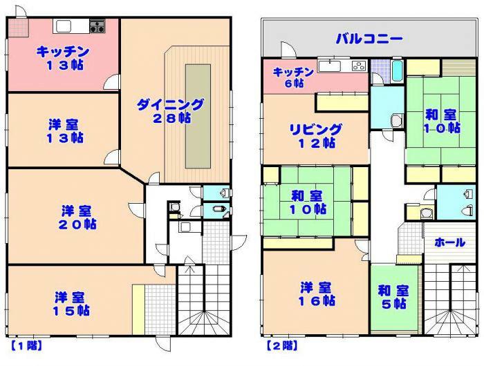 Floor plan. 21 million yen, 7DK, Land area 399.74 sq m , Building area 349.71 sq m