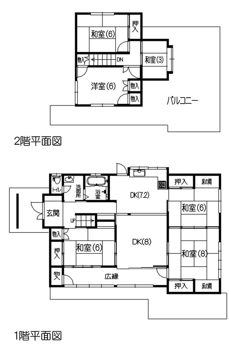 Floor plan. 26,800,000 yen, 6DK, Land area 917.51 ​​sq m , Building area 127.92 sq m