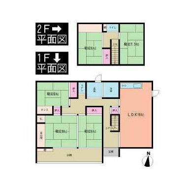 Floor plan. 31 million yen, 5LDK, Land area 793.99 sq m , Building area 143.76 sq m