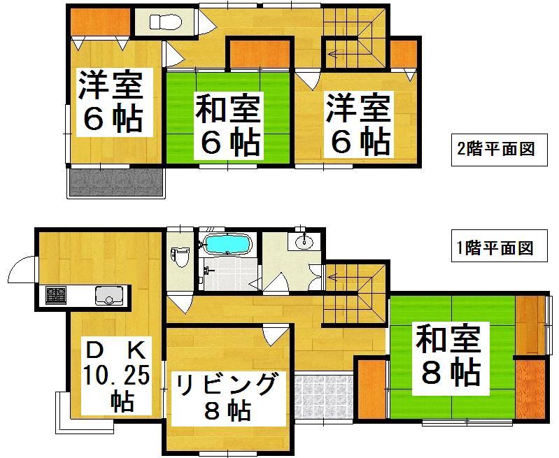 Floor plan. 11.9 million yen, 4LDK, Land area 218.54 sq m , Building area 113.44 sq m