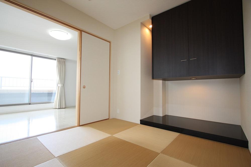 Non-living room. Modern Japanese-style tatami heckling