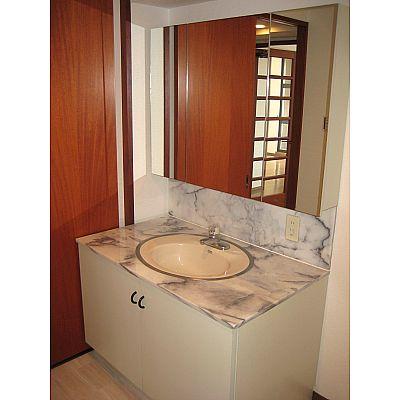 Wash basin, toilet. Bathroom vanity! There is a feeling of luxury!