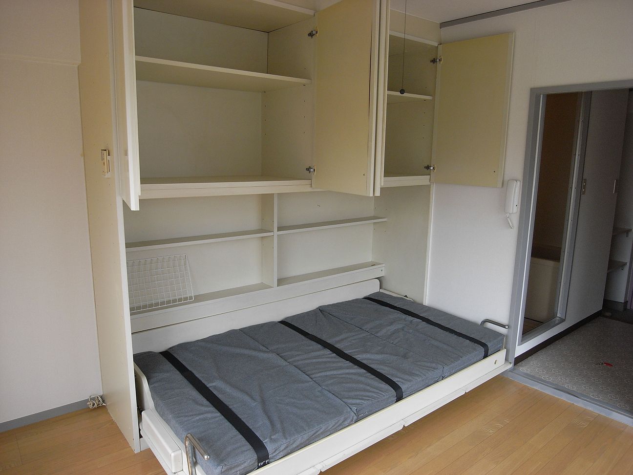 Living and room. Storage is with bed. 