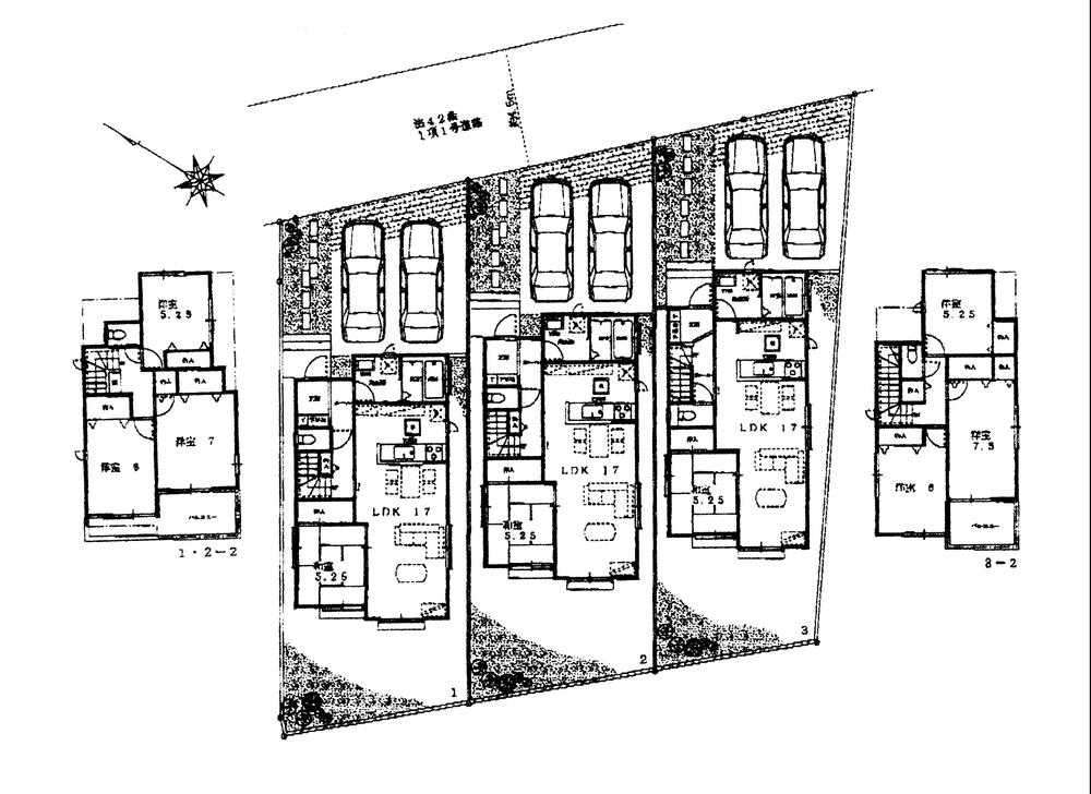 Floor plan. 28.8 million yen, 4LDK, Land area 145.97 sq m , It is a sketch of the building area 98.12 sq m 3 buildings. The price is the same.