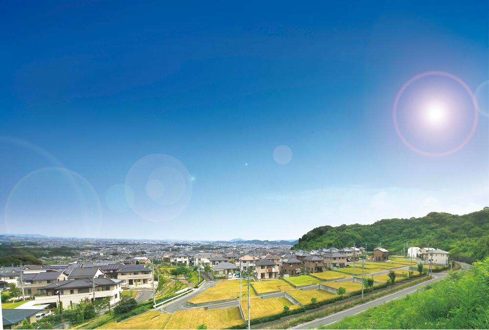 Views of Fukuoka city direction than local