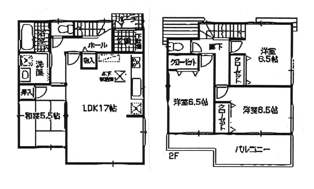 Floor plan. 23.8 million yen, 4LDK, Land area 170 sq m , Building area 98.82 sq m