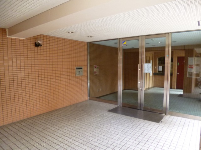 Building appearance. It is the entrance of the auto-lock