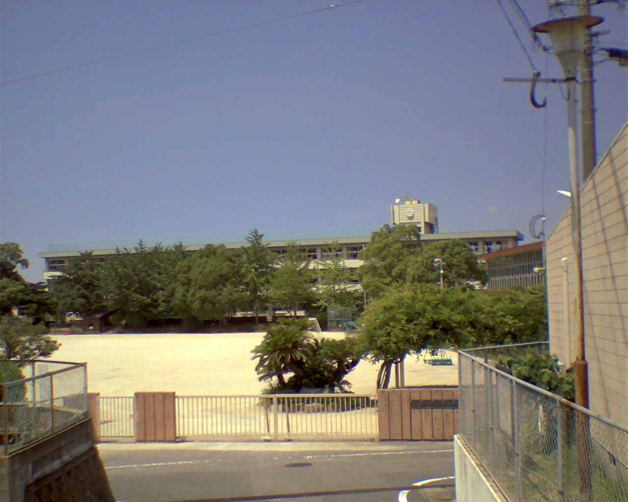 Primary school. Ōnojō 633m to stand plain elementary school (elementary school)