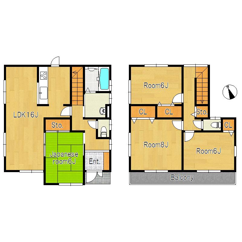 Floor plan. (No. 3 locations), Price 25,800,000 yen, 4LDK, Land area 170 sq m , Building area 99.63 sq m