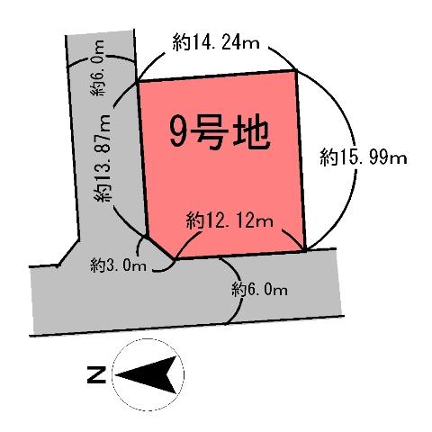 Compartment figure. Land price 17,827,000 yen, Land area 225.66 sq m