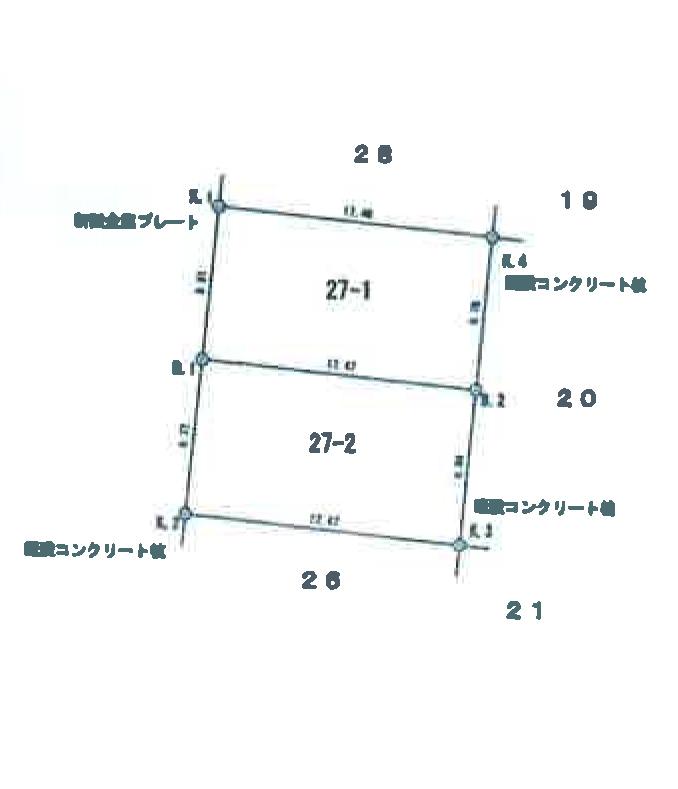 Compartment figure. Land price 12.5 million yen, Land area 171.45 sq m shaped diagram