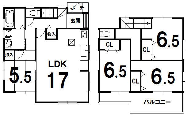 Floor plan. 23.8 million yen, 4LDK, Land area 170 sq m , Building area 98.82 sq m local appearance photo