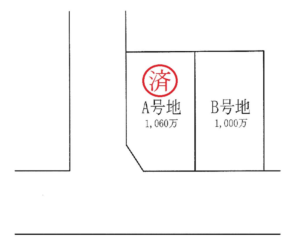 Compartment figure. Land price 10 million yen, Land area 116.95 sq m