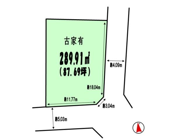 Compartment figure. Land price 29 million yen, Land area 289.91 sq m