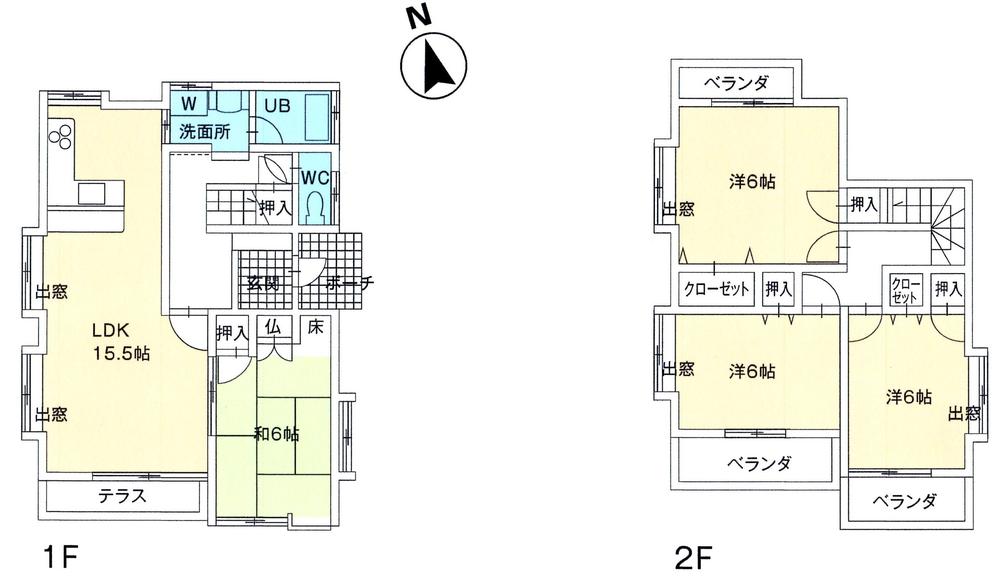 Floor plan. 19.6 million yen, 4LDK, Land area 187.68 sq m , Building area 98.53 sq m