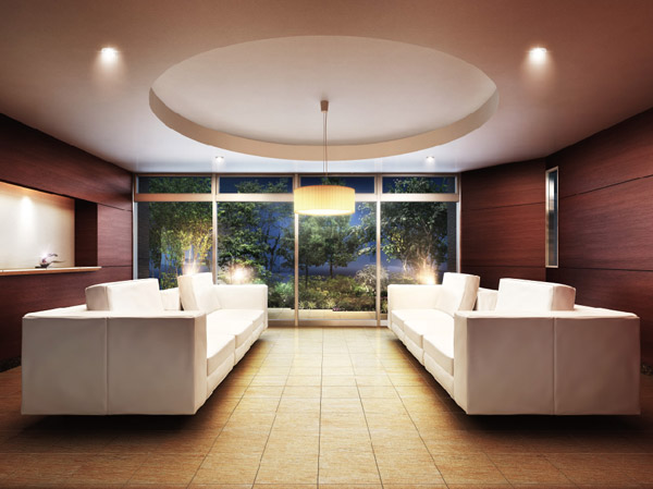 Buildings and facilities. On the first floor installation is also a lounge. (Rendering)