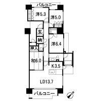 Floor: 4LDK, the area occupied: 94.3 sq m, Price: 35,097,310 yen ~ 37,565,881 yen
