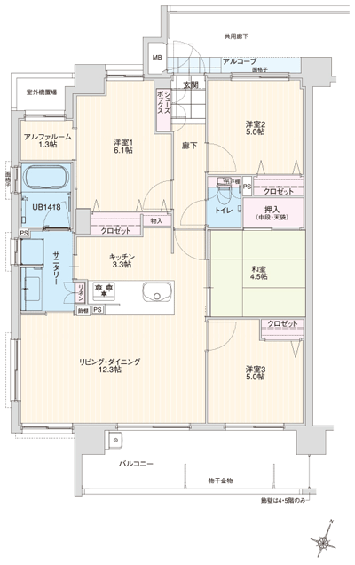 Floor: 4LDK + Alpha Room, occupied area: 80.36 sq m, Price: 29,403,800 yen