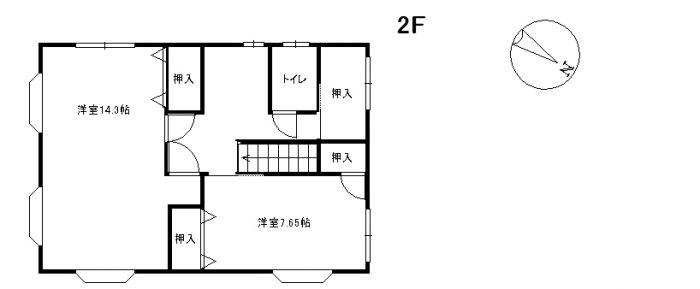 Floor plan. 9.8 million yen, 5LDK, Land area 522 sq m , Building area 188.77 sq m