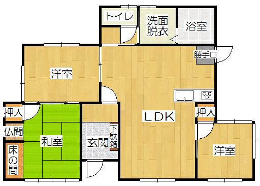 Floor plan. 11.8 million yen, 3LDK, Land area 459.68 sq m , Building area 82.08 sq m