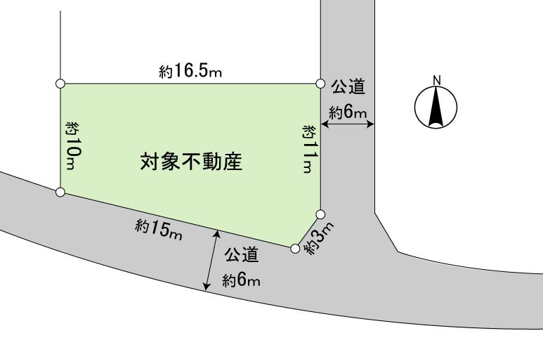Compartment figure. Land price 3.52 million yen, Land area 187.33 sq m