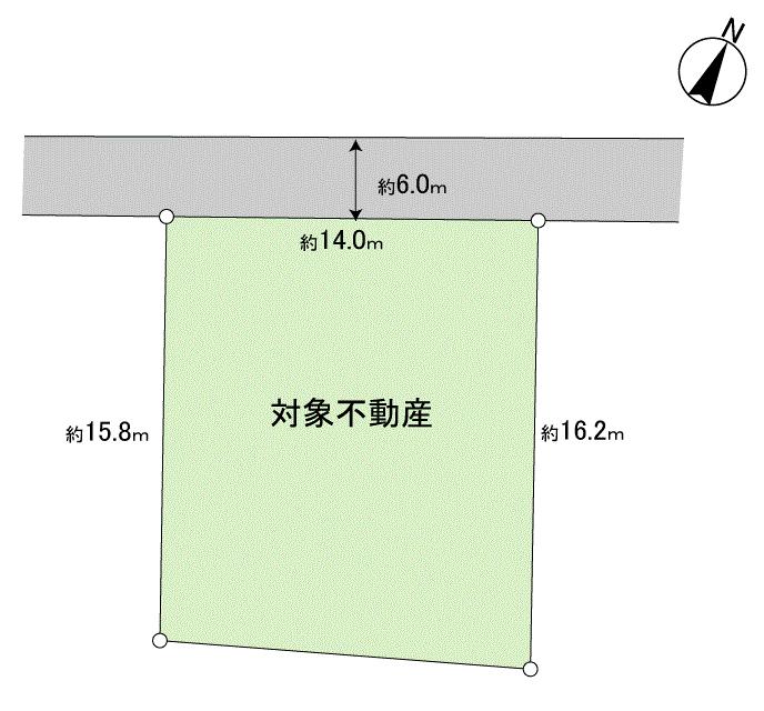 Compartment figure. Land price 4.8 million yen, Land area 229.79 sq m