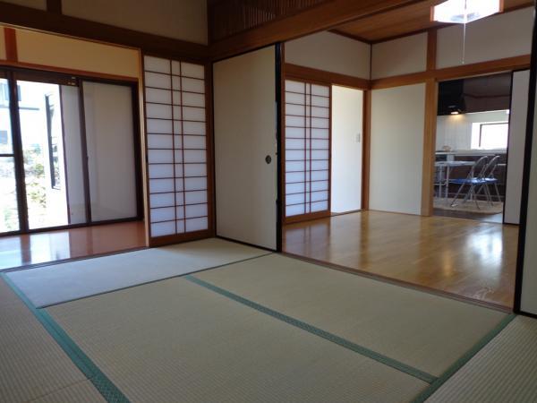 Non-living room. When the visitor is used to open the sliding door