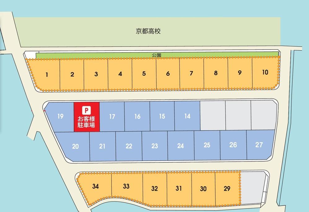 Compartment figure. Land price 5,916,000 yen, Land area 204.96 sq m