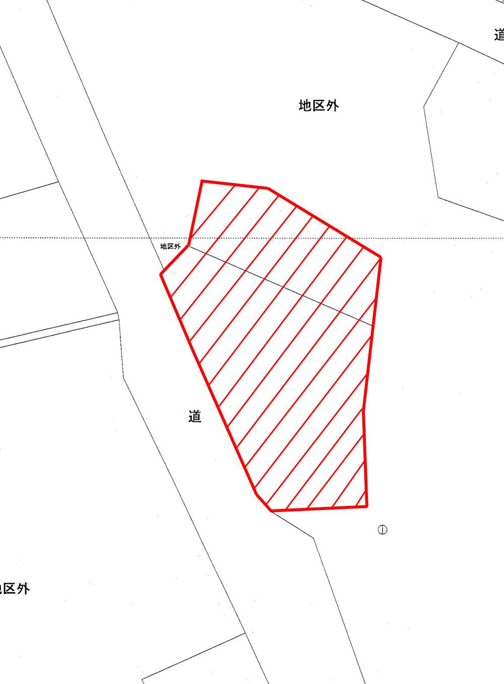 Compartment figure. Land price 12,620,000 yen, Land area 1,043.7 sq m