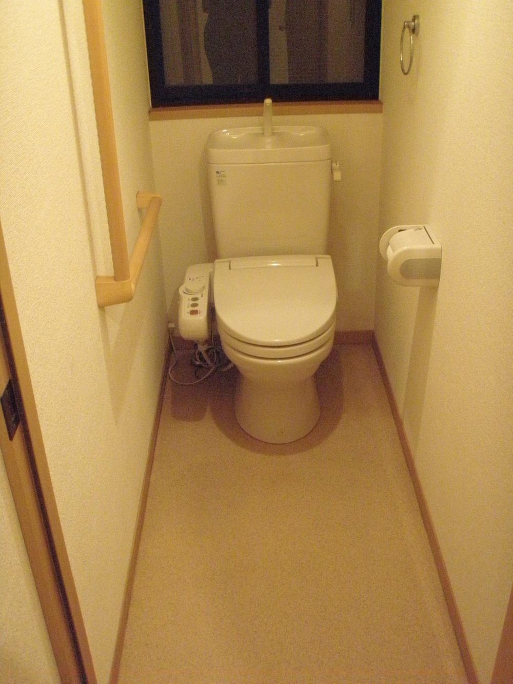 Toilet. Toilet is located in each of the first and second floors