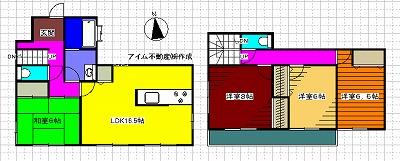 Floor plan. (Your mountain new construction property No. 3, etc.), Price 24,100,000 yen (planned), 4LDK, Land area 182.18 sq m , Building area 105.16 sq m