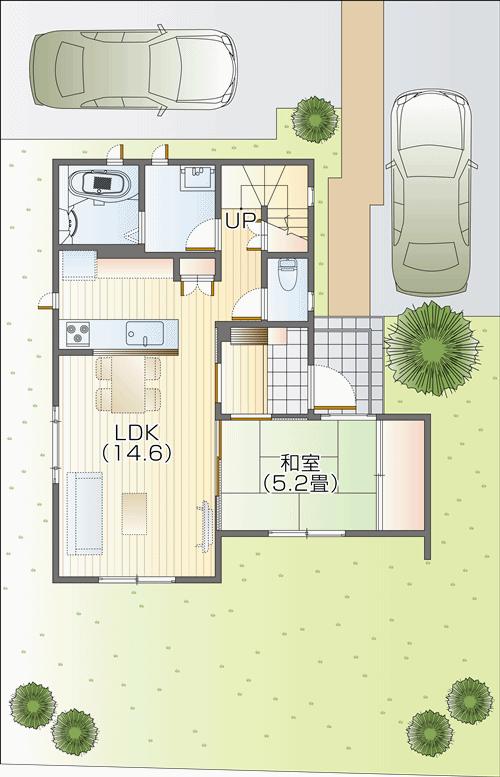Floor plan. 27.5 million yen, 4LDK, Land area 179.66 sq m , Building area 102.75 sq m Floor 1F