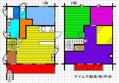 Floor plan. 22.5 million yen, 3LDK + S (storeroom), Land area 302.71 sq m , Building area 108.88 sq m