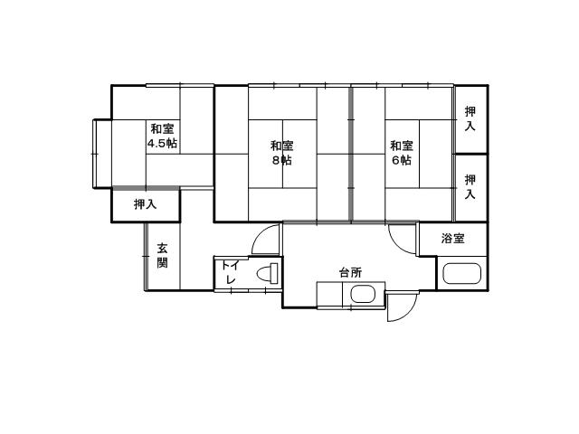 Floor plan. 12 million yen, 3K, Land area 213.21 sq m , Building area 53.86 sq m   ☆ The difference of floor plan and the current state will do with the current state priority. 