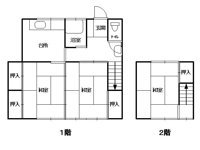Floor plan. 20,723,000 yen, 3K, Land area 274.02 sq m , Building area 112 sq m   ☆ The difference of floor plan and the current state will do with the current state priority. 