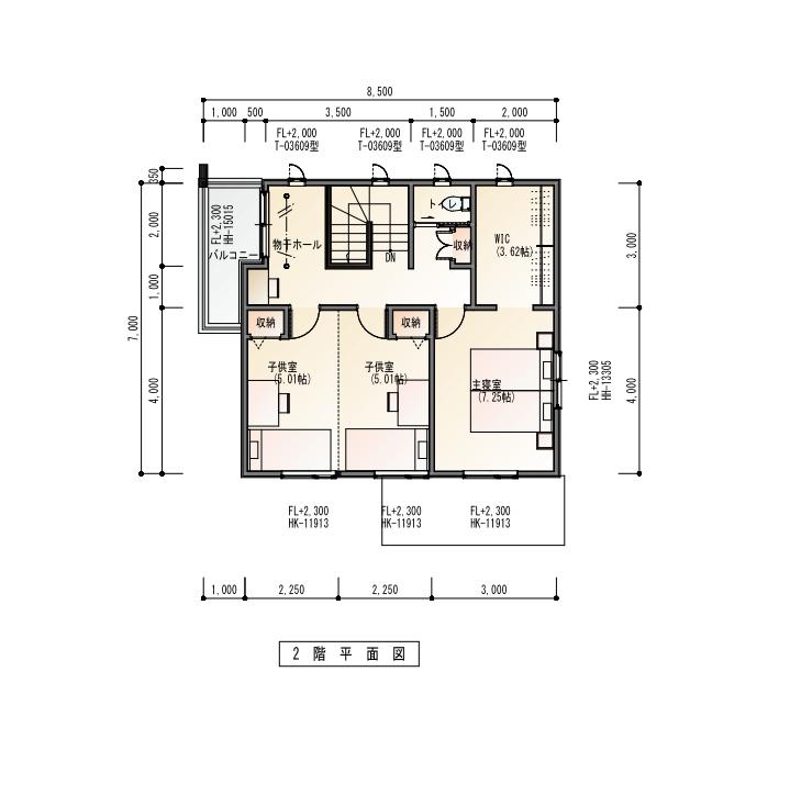 Floor plan. 27.6 million yen, 4LDK, Land area 140.44 sq m , Building area 103.75 sq m Floor 2F