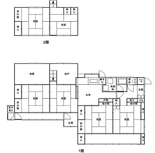 Floor plan. 10 million yen, 6K, Land area 688.3 sq m , Building area 89.24 sq m   ☆ The difference of floor plan and the current situation will be priority to the present situation. 