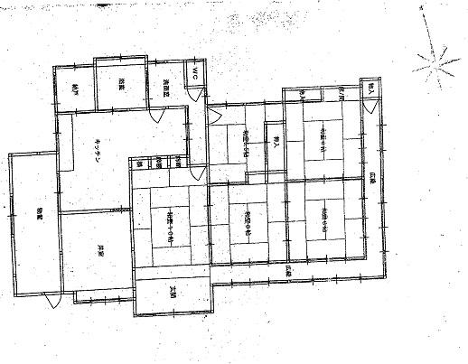 Floor plan. 52 million yen, 6LDK, Land area 2,746.97 sq m , Building area 152.06 sq m