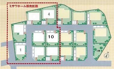 Construction completion expected view. Sales compartment: No.1,4,10 Contact us, Iwaki Real Estate Division: 0800-603-2484