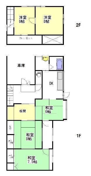 Floor plan. 11.8 million yen, 5DK, Land area 263.3 sq m , It becomes a building area of ​​134.61 sq m Kazuhiro balanced making of balance. 