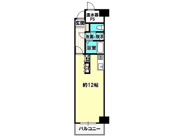 Floor plan. Price 2.8 million yen, Occupied area 29.72 sq m , Balcony area 3.72 sq m
