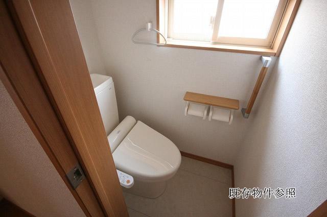 Toilet. Each floor heating washing toilet seat With handrail