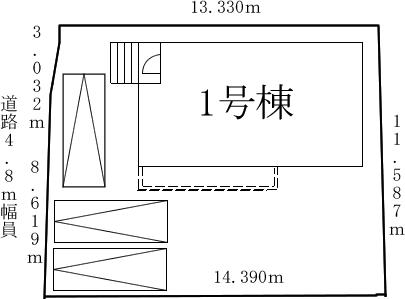 Compartment figure. 22,800,000 yen, 4LDK, Land area 162.54 sq m , Building area 98.01 sq m