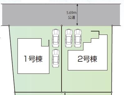 Compartment figure. 22,300,000 yen, 4LDK, Land area 180.8 sq m , Building area 105.99 sq m