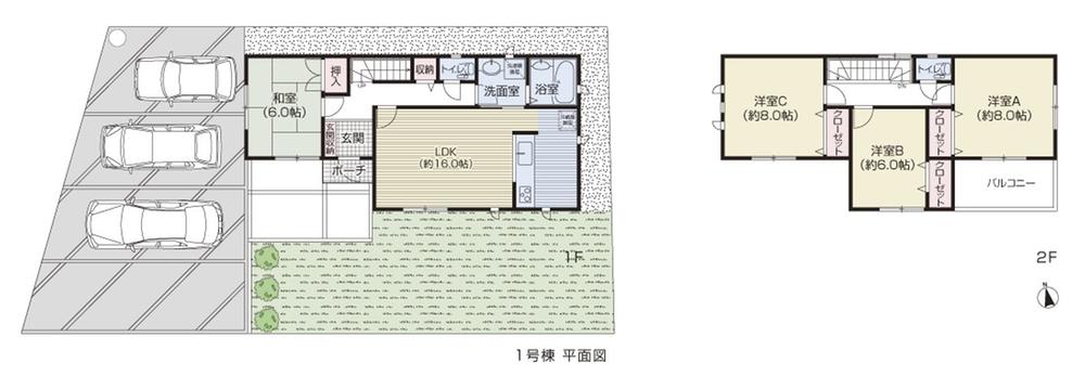 Building plan example (floor plan). The first phase streets Rendering Perth