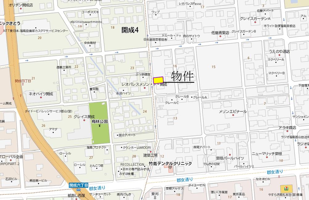 Local guide map. National highway convenient access to 49 Route